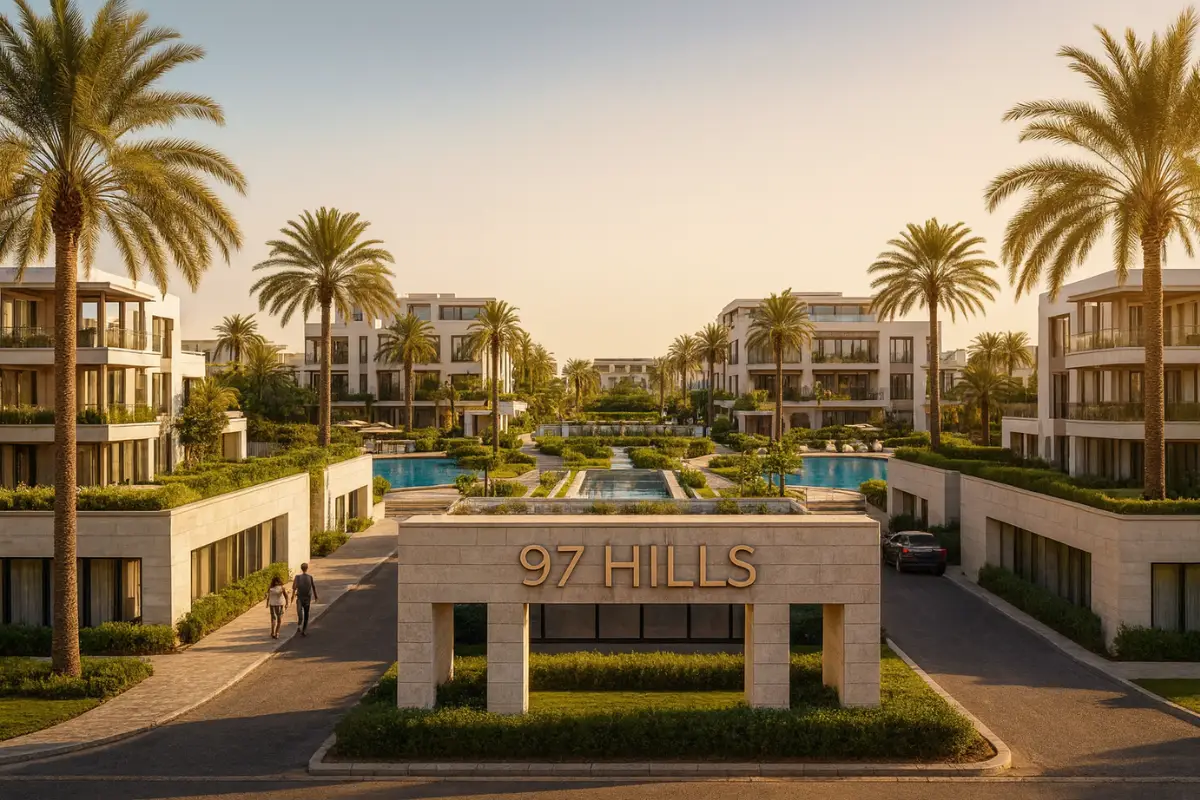 كمبوند 97 هيلز القاهرة الجديدة Compound 97 Hills New Cairo تفاصيل حجز